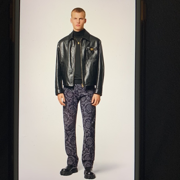 Authentic Versace Pants sz 36 Md in Italy Worn Few Times Excellent Condition - Picture 1 of 12